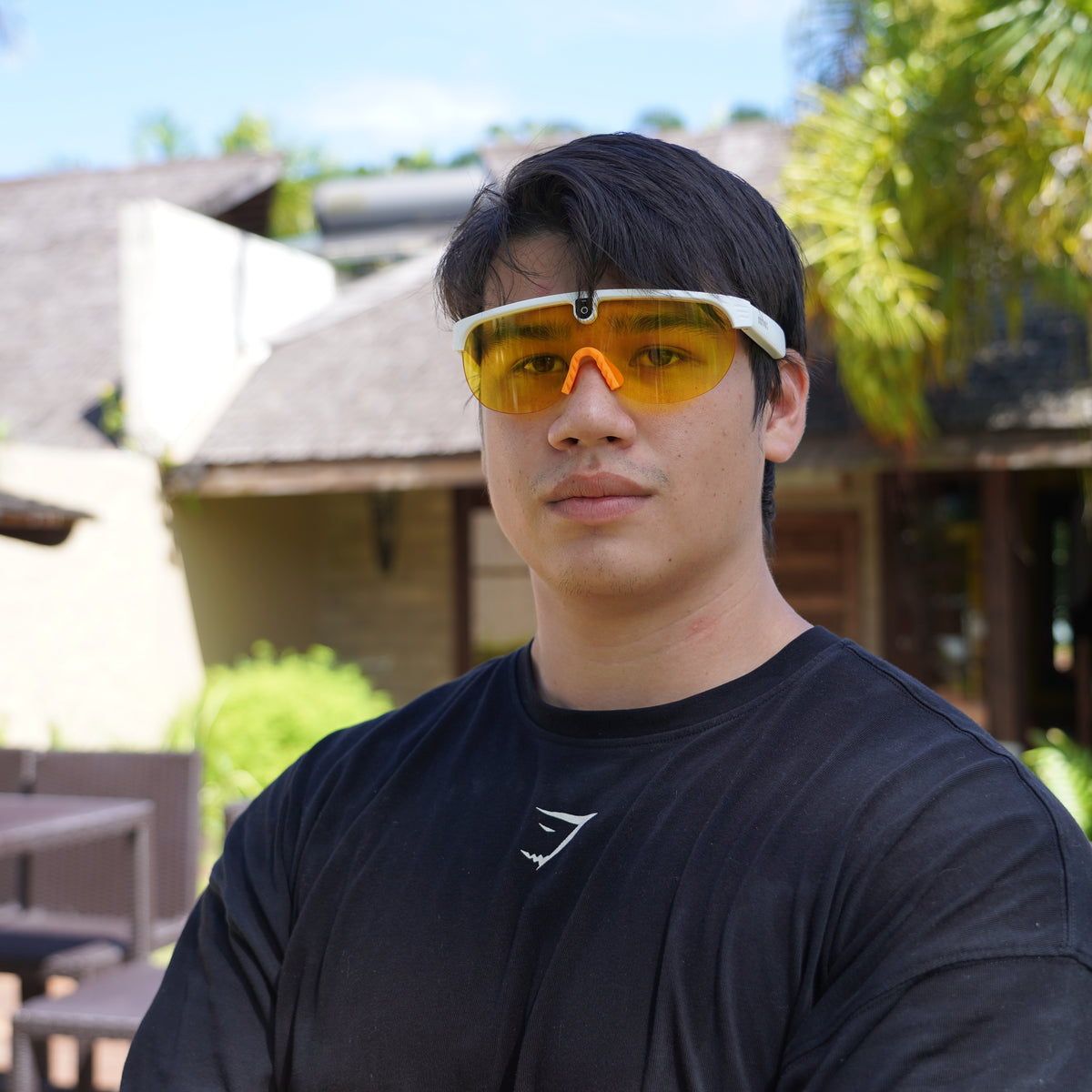 STRIVE HG023 Orange - Lunettes de soleil sport connectées