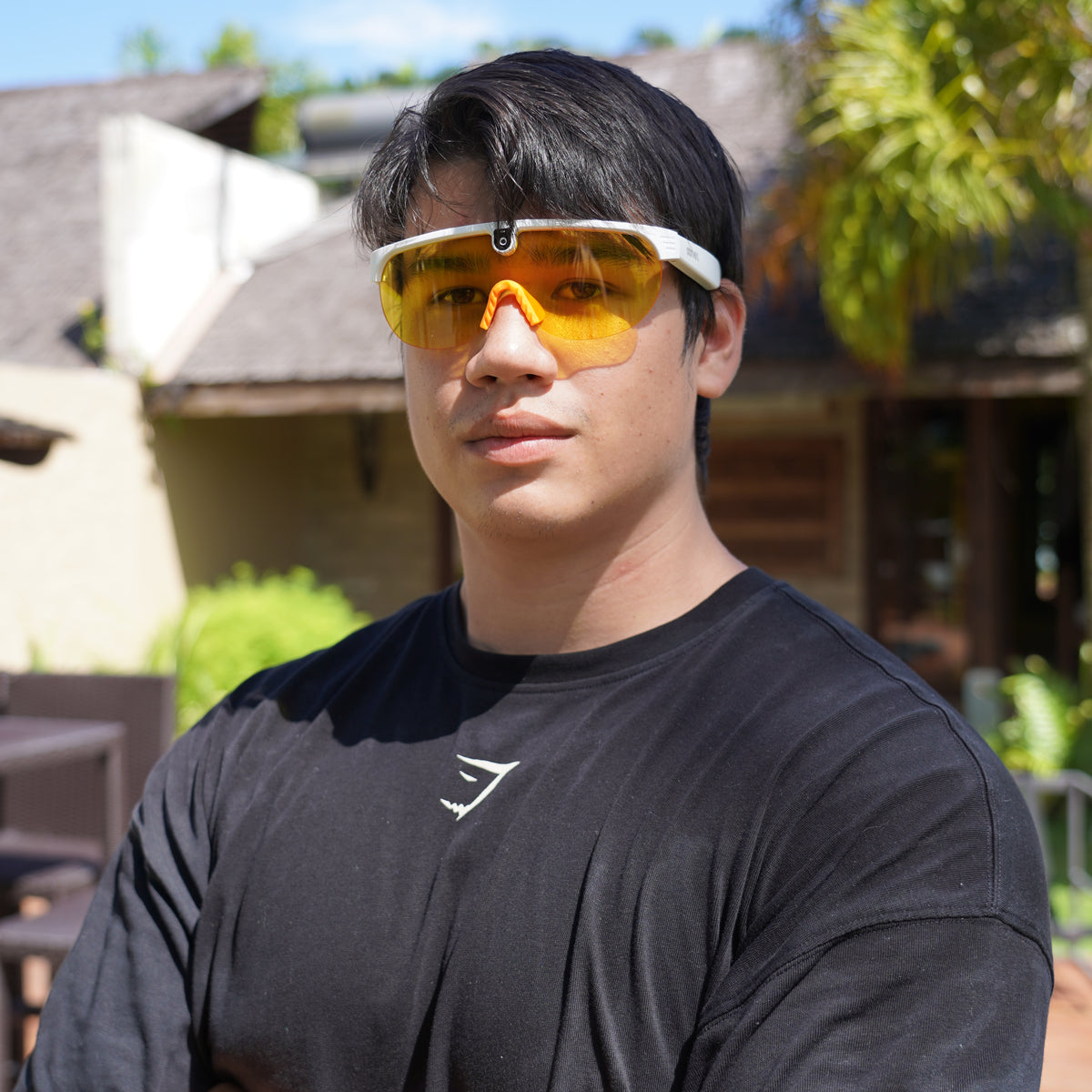 STRIVE HG023 Orange - Lunettes de soleil sport connectées